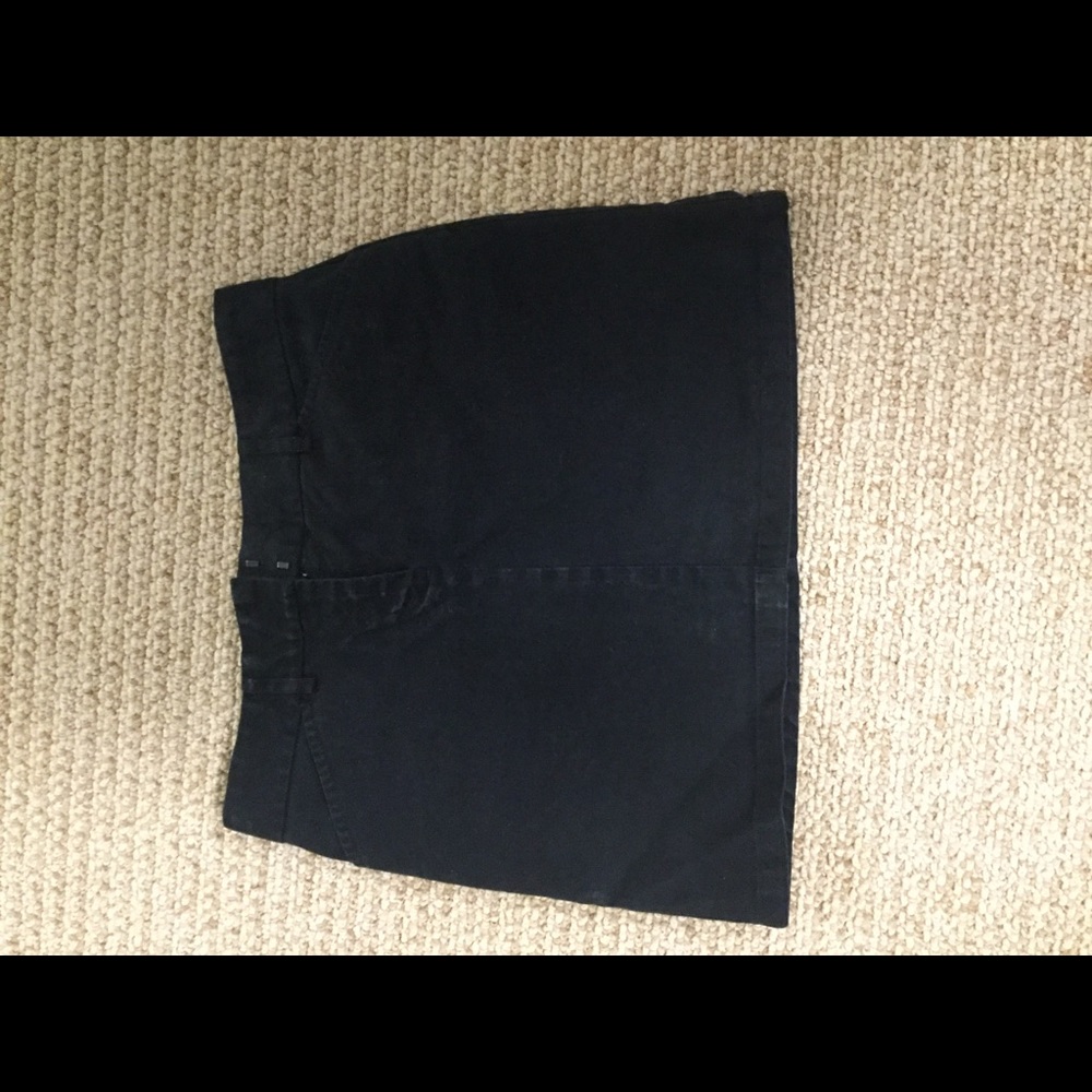 Express black mini skirt
